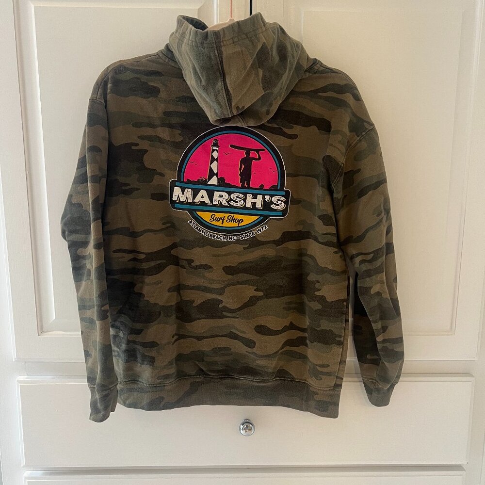 Marsh's Surf Shop Youth Large Camo Hoodie